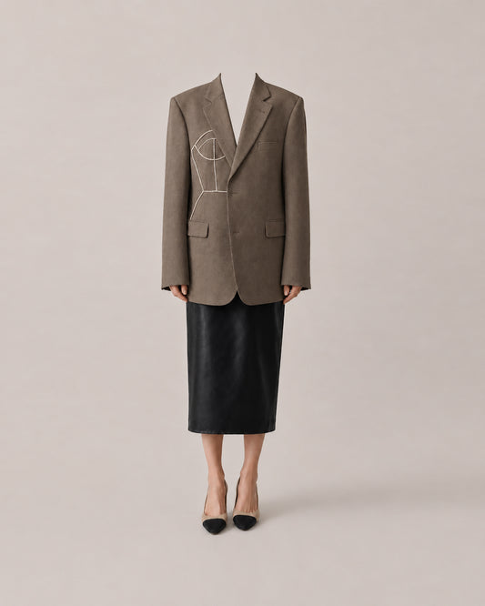 VINTAGE PURE WOOL BLAZER (FITS S-XL)