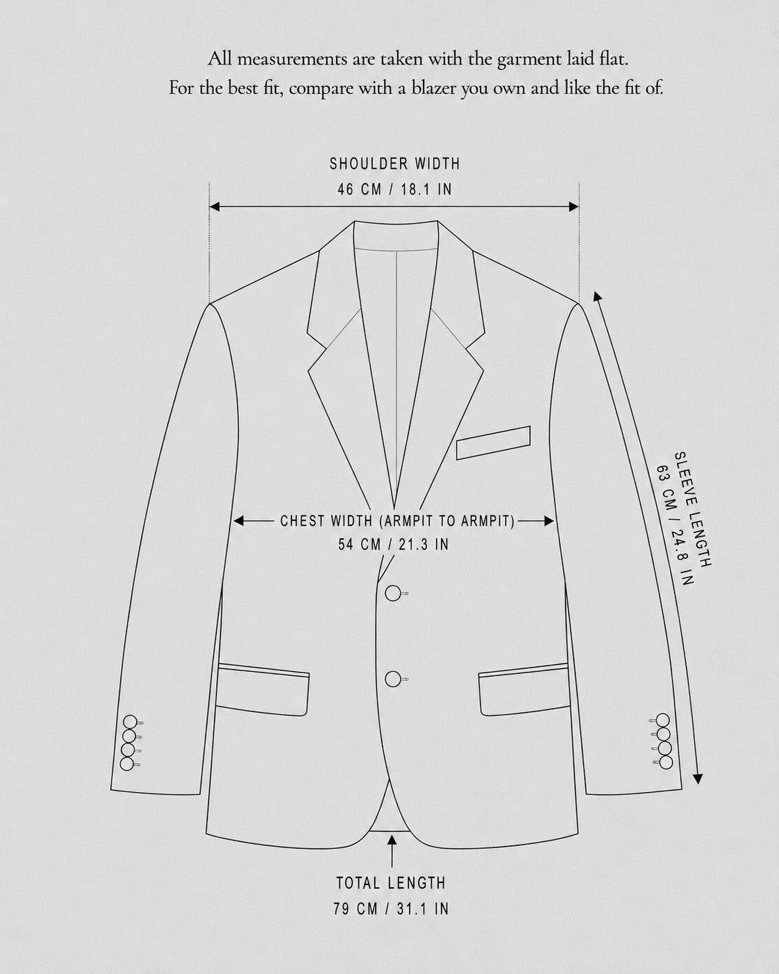 VINTAGE PURE MERINO WOOL BLAZER (FITS S-M)