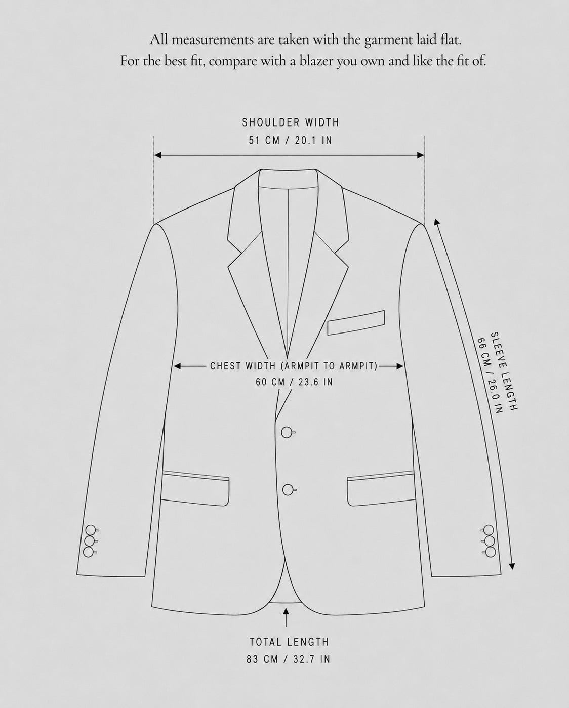 VINTAGE WOOL/LINEN/SILK BLAZER (FITS S-XL)