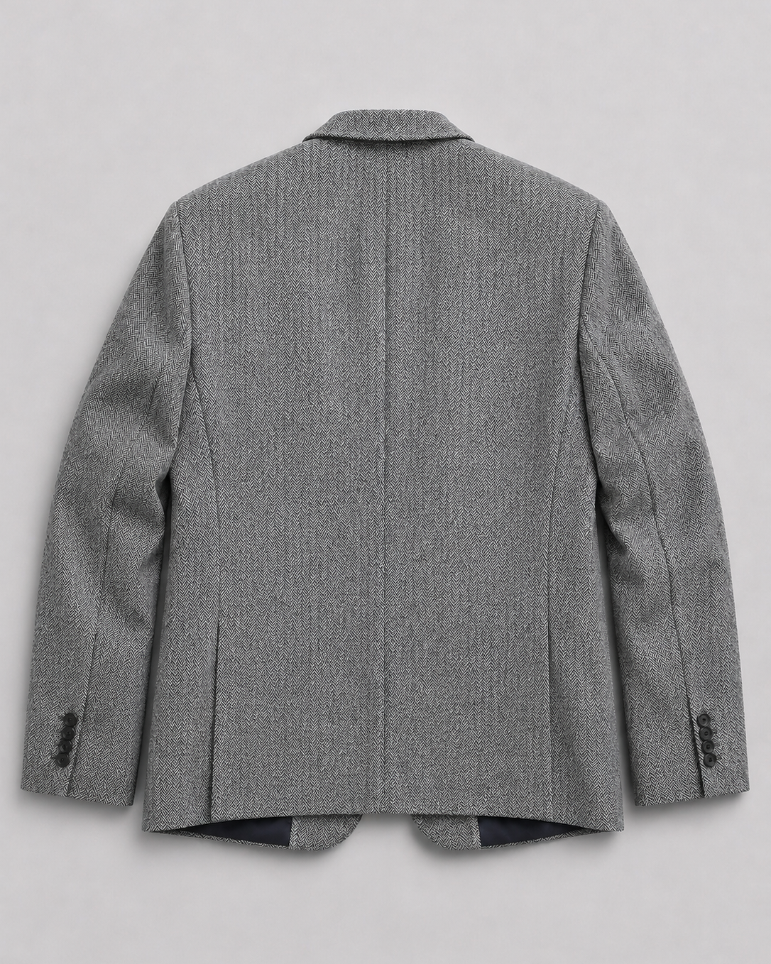 HERRINGBONE PURE WOOL BLAZER (FITS S-XL)