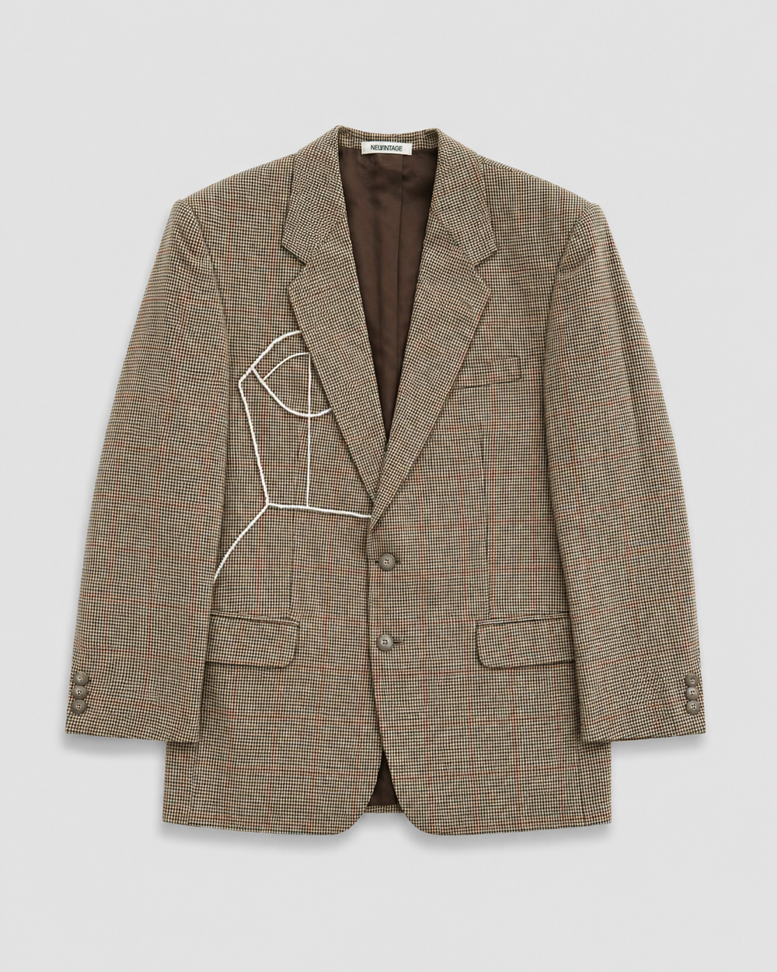 HOUNDSTOOTH WOOL BLAZER (FITS S-L)