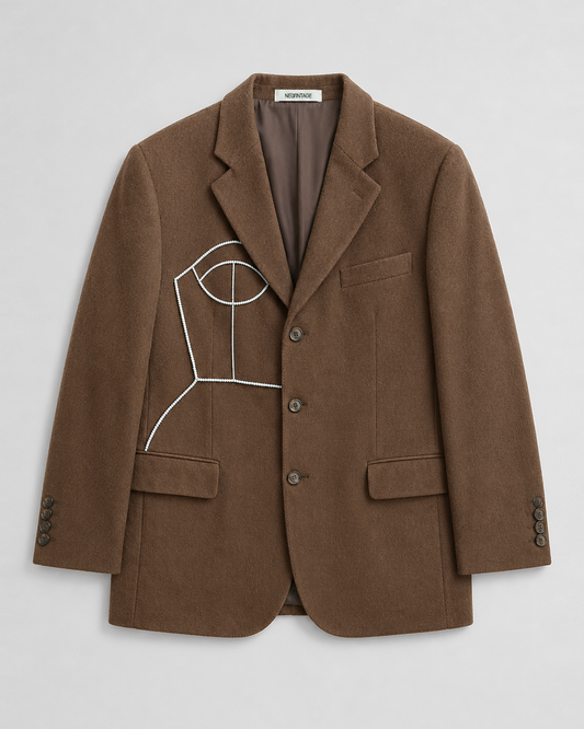 PURE CASHMERE BLAZER (FITS S-XL)