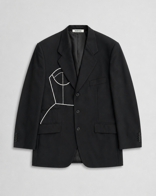 CORNELIANI MERINO WOOL BLAZER (FITS S-L)