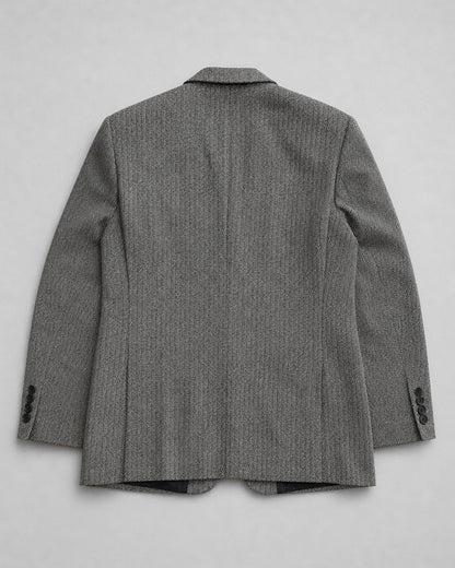 HERRINGBONE PURE WOOL BLAZER (FITS S-XL)