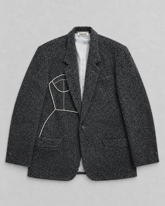 VINTAGE BABY ALPACA BLAZER (FITS S-XL)