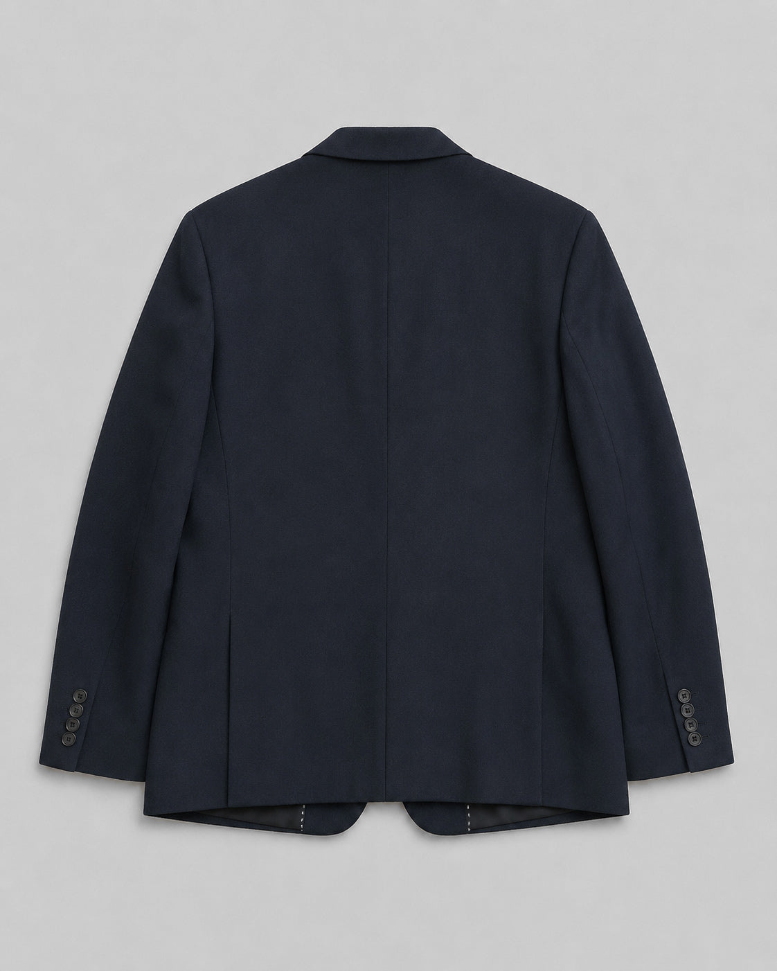 NAVY PURE WOOL BLAZER (FITS S-M)