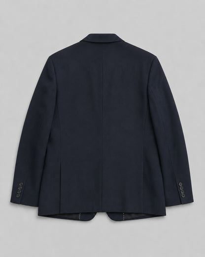 NAVY PURE WOOL BLAZER (FITS S-M)
