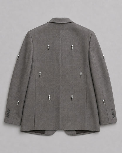 VINTAGE WOOL-SILK BLAZER (FITS S-XL)
