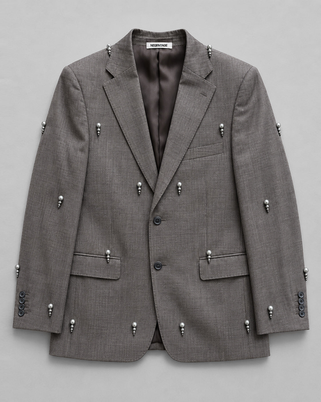 VINTAGE WOOL-SILK BLAZER (FITS S-XL)