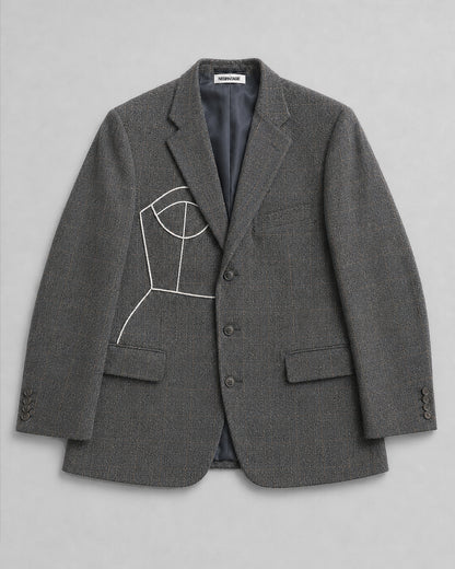 VINTAGE ERMENEGILDO ZEGNA WOOL-CASHMERE BLAZER (FITS S-XL)