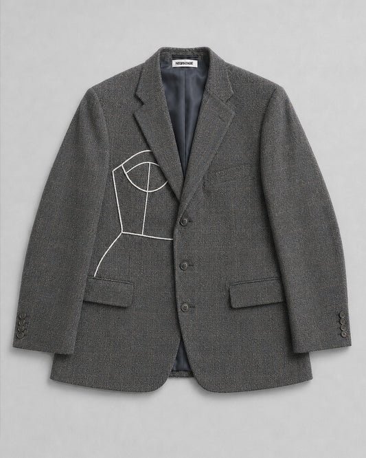 VINTAGE ERMENEGILDO ZEGNA WOOL-CASHMERE BLAZER (FITS S-XL)