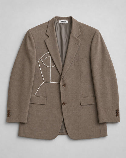 VINTAGE PURE WOOL BLAZER (FITS S-XL)