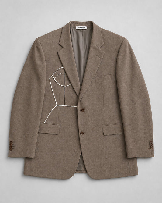 VINTAGE PURE WOOL BLAZER (FITS S-XL)