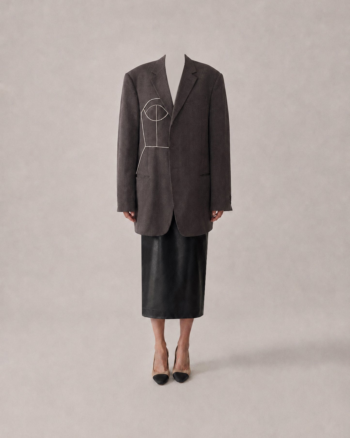 ARMANI COLLEZIONI WOOL/LINEN BLAZER (FITS S-XL)