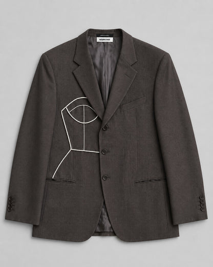 ARMANI COLLEZIONI WOOL/LINEN BLAZER (FITS S-XL)