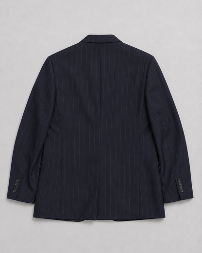 MULBERRY STRIPED WOOL BLAZER (FITS S-M)
