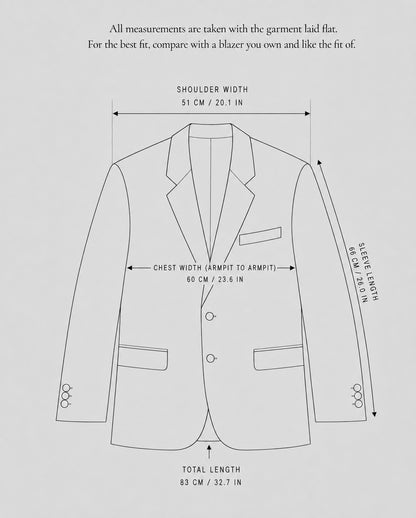 VINTAGE WOOL/LINEN/SILK BLAZER (FITS S-XL)