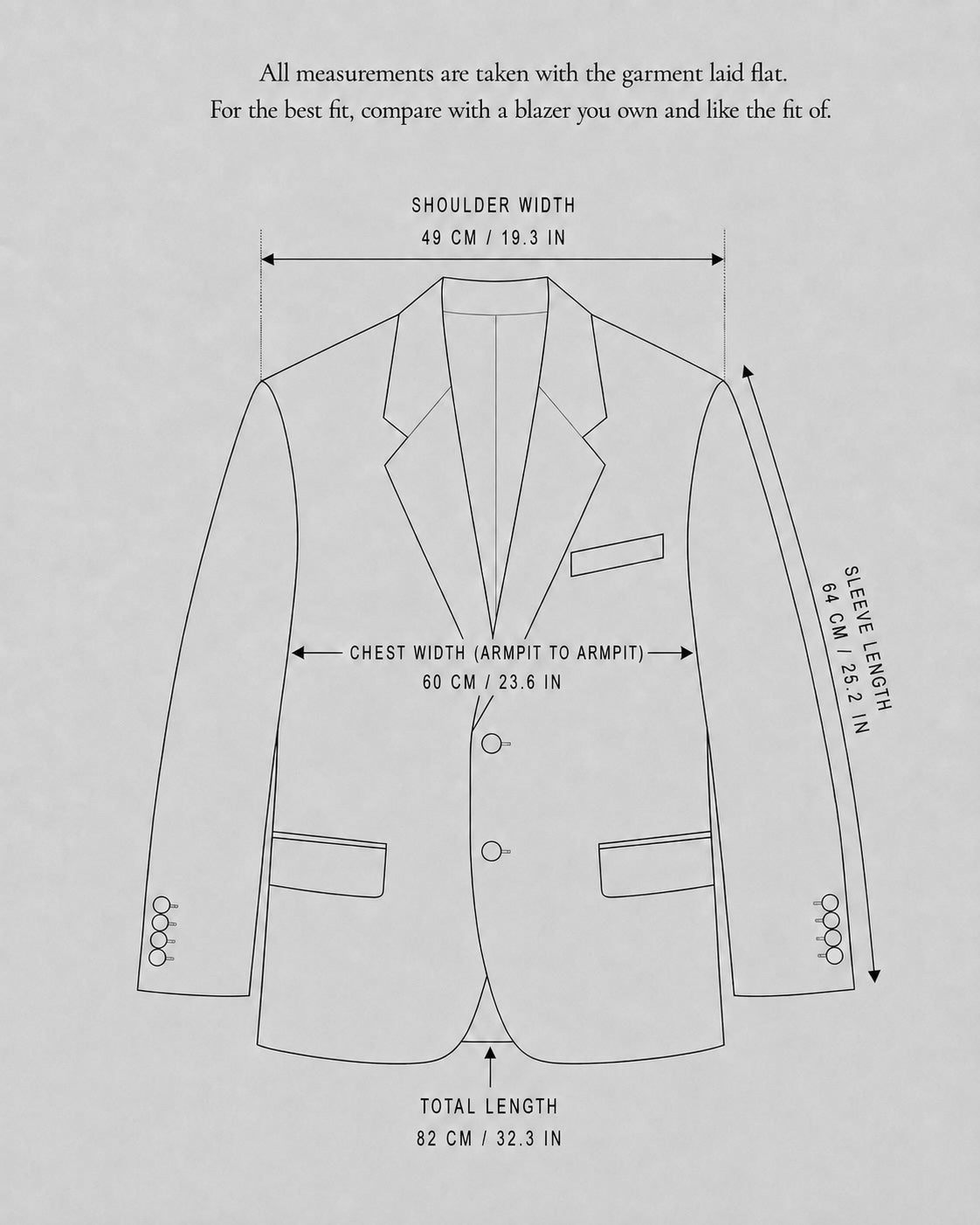 VINTAGE PURE WOOL BLAZER (FITS S-XL)