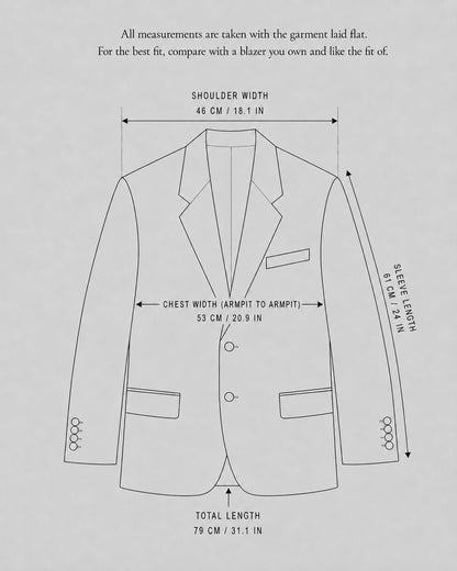 BLACK PURE WOOL BLAZER (FITS S-M)