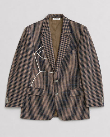 HOUNDSTOOTH WOOL BLAZER (FITS S-L)