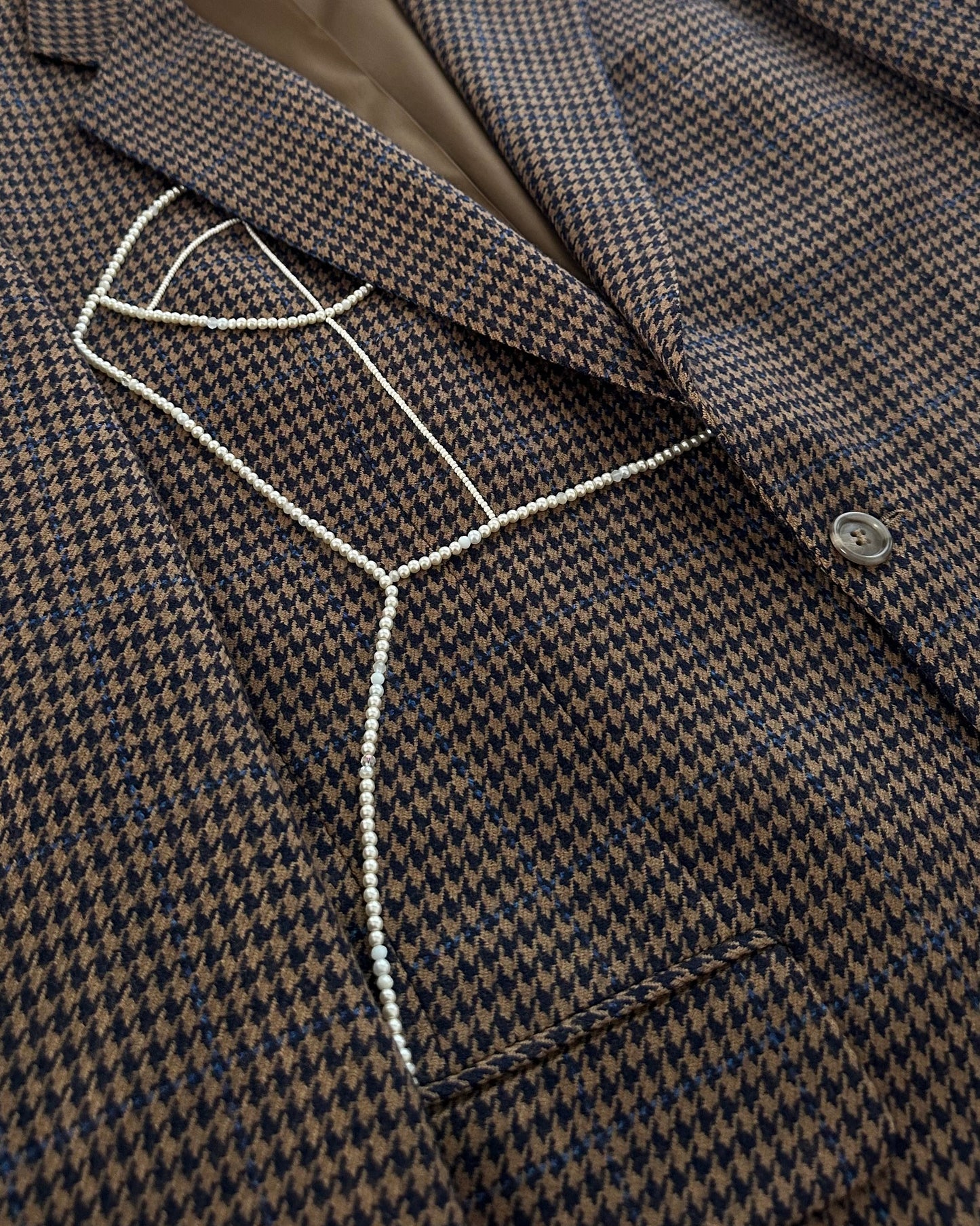 HOUNDSTOOTH WOOL BLAZER (FITS S-L)