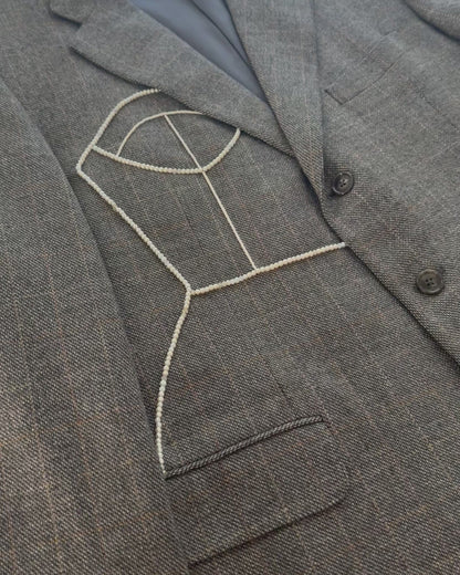 VINTAGE ERMENEGILDO ZEGNA WOOL-CASHMERE BLAZER (FITS S-XL)