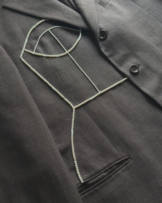 ARMANI COLLEZIONI WOOL/LINEN BLAZER (FITS S-XL)