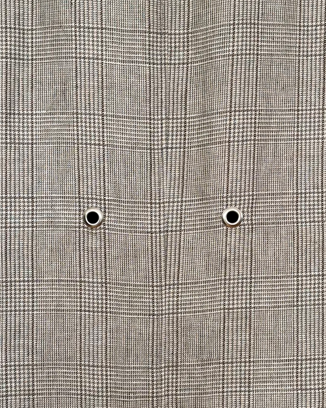 Upcycled two-way wear 100% linen blazer with metal hardware (Fits M-L)